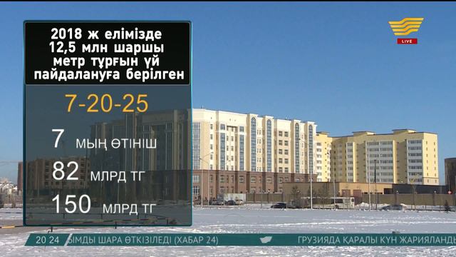 Республикада қолжетімді баспана саны артады смотреть онлайн