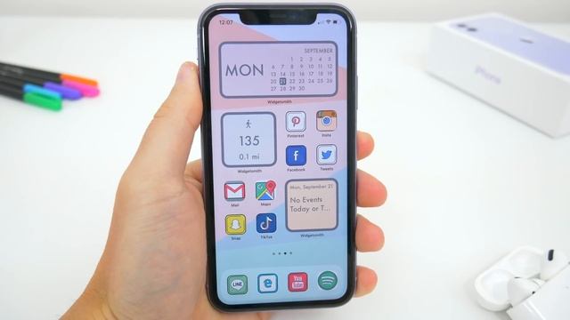 How To: Custom App Icons & Widgets On iPhone Home Screen! (iOS 14) смотреть онлайн