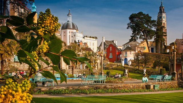 Будьте первым: уникальные виды в Портмерионе!