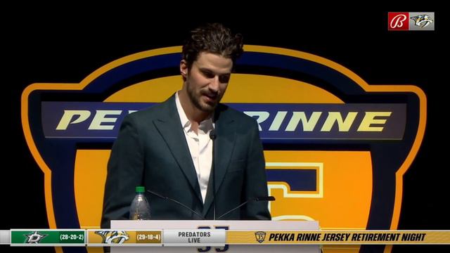 Pekka Rinne jersey retirement ceremony смотреть онлайн