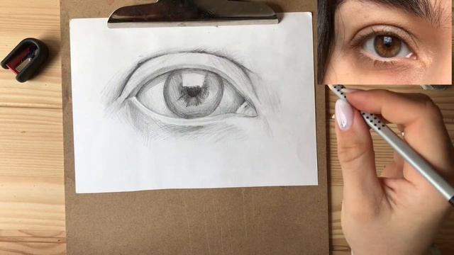 ВОТ ЭТО ДА! Рисуем глаз! Как нарисовать глаз? смотреть онлайн