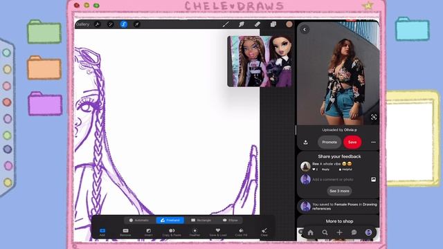 ✨?✨ Drawing The Bratz Dolls | Yasmin | Procreate Speedpaint