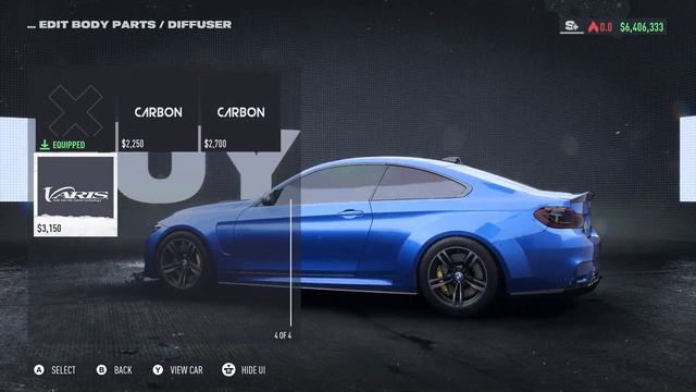 NFS Unbound - BMW M4 Coupe Customization | Max Build S+