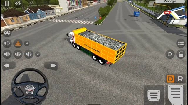 Bus Simulator Indonesia Mitsubishi Fuso Dump Truck Mod - Android Gameplay #2 BUSSID MOD смотреть онлайн