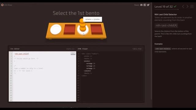 CSS Diner | SOLUTIONS WALKTHROUGH | Lvl 19 смотреть онлайн