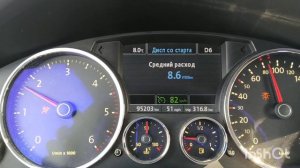 Фольксваген Туарег R5 2,5 турбодизель, расход топлива/Volkswagen Touareg diesel