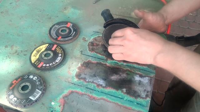 Круги для болгарки тест сравнения СНЯТИЯ КРАСКИ смотреть онлайн