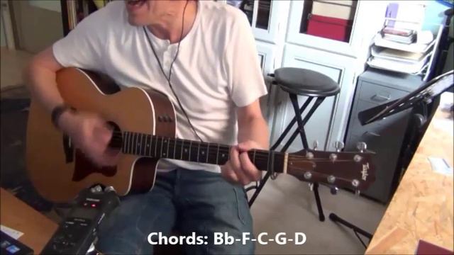 Hush - Billy Joe Royal Deep Purple - Tutorial for Acoustic Guitar смотреть онлайн