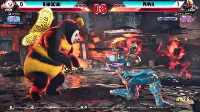 Rangchu ( Panda ) VS Pinya ( Raven ) ➤ Pro Players - Top Player - Tekken 8 смотреть онлайн