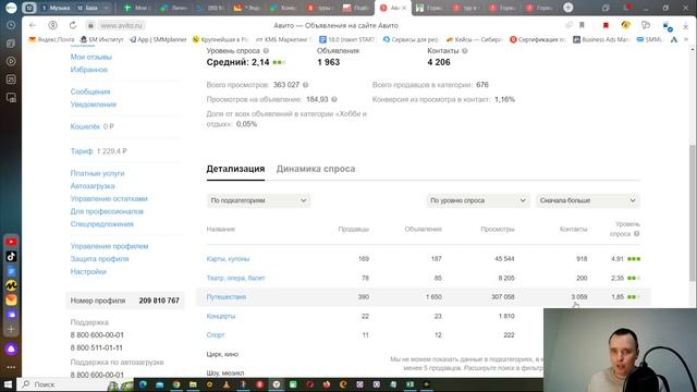 Лиды на туры и путевки из Яндекса и Авито. Продвижение турагентств. смотреть онлайн