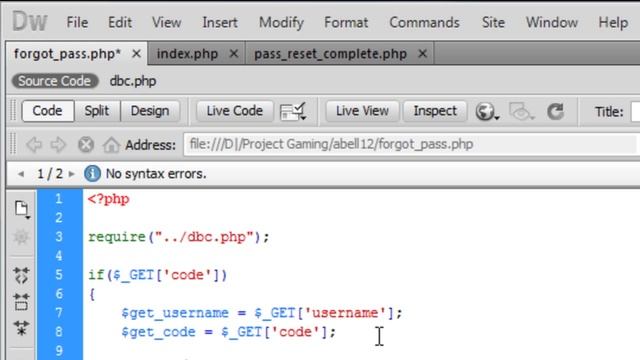 PHP: Password Reset (Part 2) смотреть онлайн