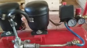 Самодельный КОМПРЕССОР из холодильника.