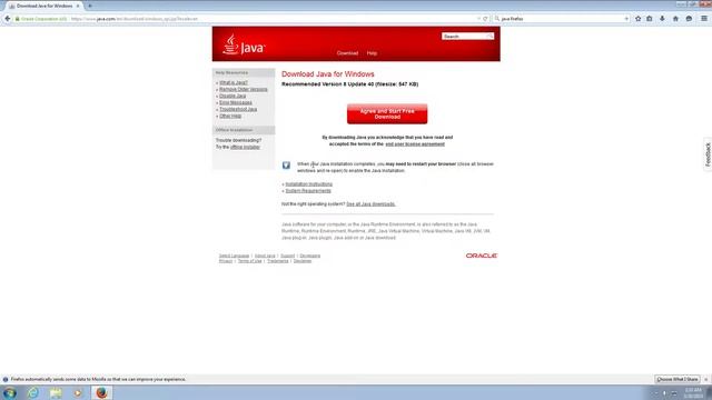 Installing Java on Windows 7 computer for Firefox смотреть онлайн