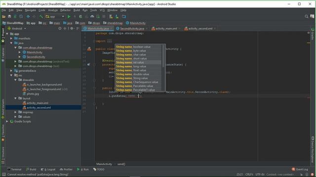 HOW TO SHEAR BITMAP IN ANDROID STUDIO ONE ACTIVITY INTO ANOTHER IN (HINDI ) смотреть онлайн