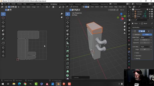 BLENDER_SUBSTANCE PAINTER_ ELECTRICAL BOX смотреть онлайн