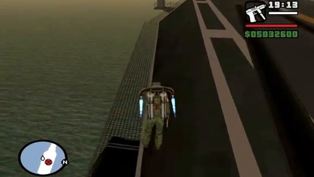 GTA San Andreas USS Nimitz minimap/radar смотреть онлайн