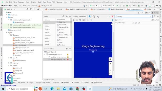 Login page design in android | How to design Login page in android | Android studio Tutorials смотреть онлайн