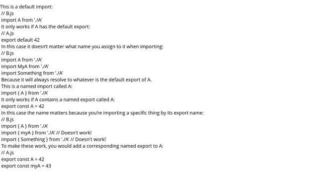 When should I use curly braces for ES6 import? смотреть онлайн
