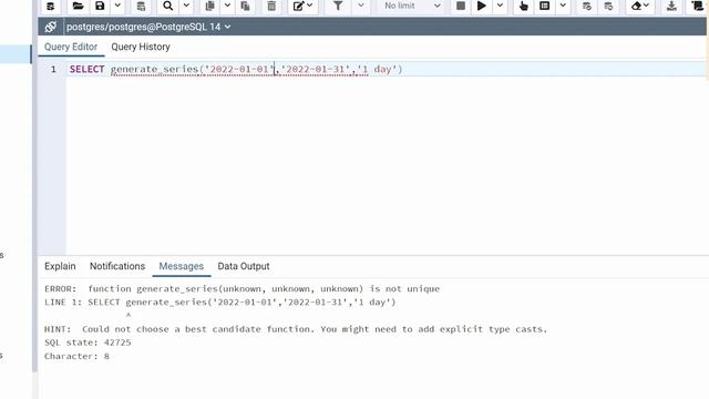 Postgresql Generate Series | Generate Series In PostgreSQL