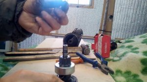 Как поменять бендикс[Полная сборка стартера].