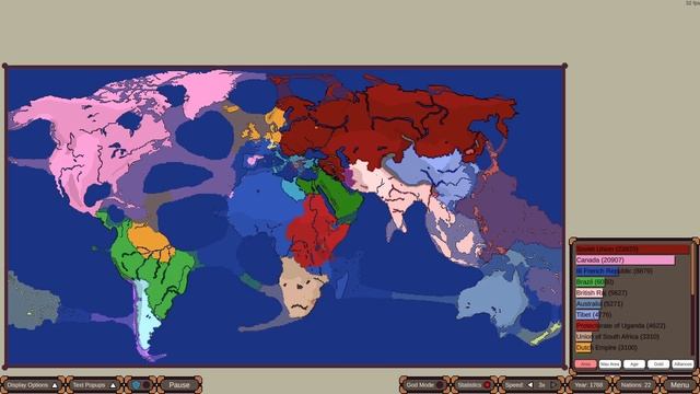 Giant WWII 1939 Battle! Timelapse in Ages of Conflict: World War Simulator смотреть онлайн