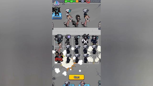Monster War Gameplay 5 | TV Camera Monster: War Games смотреть онлайн