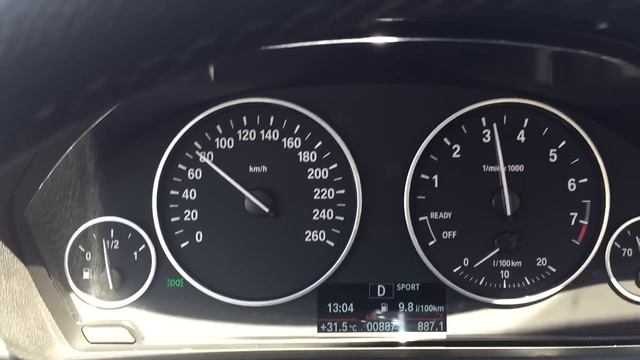 318i / F30 / 3 Cylinder  (B38A15M0) 0-100//80-120 Acceleration Ankara