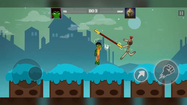 Stickman Fighting Supreme Warriors - Gameplay Walkthrough Part 4 - Hulk Hero (Android Games) смотреть онлайн