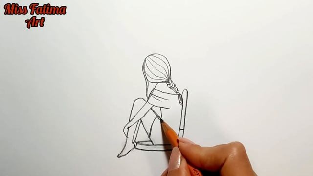 Как нарисовать Грустную Девушку Под Дождём | Простой рисунок девушки | How to draw a sad girl смотреть онлайн