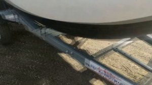 Настройка лодочного прицепа ССТ 14 под ПВХ лодку