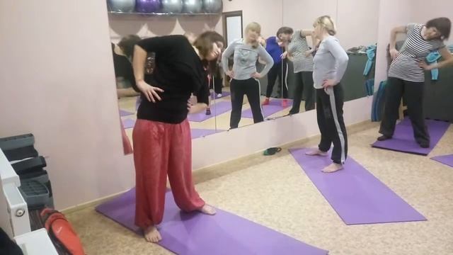 разминка перед Йогой Охотникова Оксана смотреть онлайн