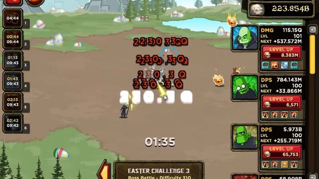 ZombIdle l Easter Challenge 1 - 3 l burning Bunny Madness l 3 Unique Cards смотреть онлайн
