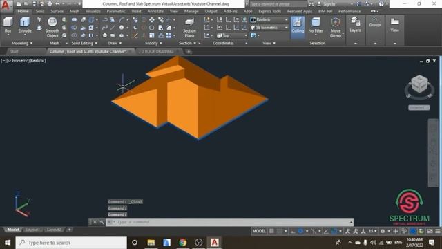AutoCAD Tutorial - How To Draw A 2D And 3D Floor Plan In AutoCAD Tutorial For Beginners [Part 2] смотреть онлайн