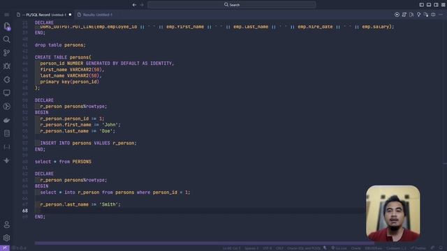 ORACLE DATABASE TUTORIAL #79 RECORD смотреть онлайн