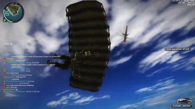 Две личности гоняют лысого в Just Cause 2: Multiplayer Mod смотреть онлайн