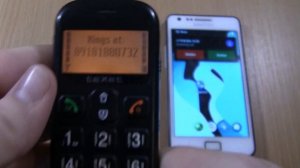 Incoming call & Outgoing call at the Same Time teXet TM B111 +Samsung s2 ANDROID 11