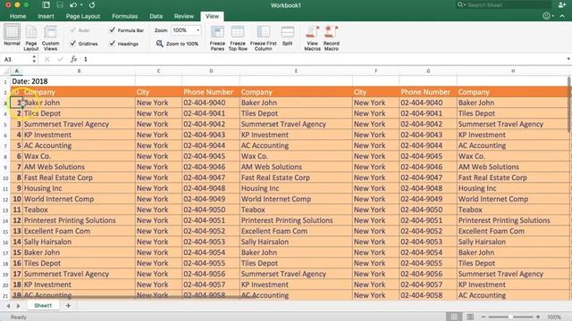 How to freeze multiple rows with the Excellence in Excel (2018) смотреть онлайн