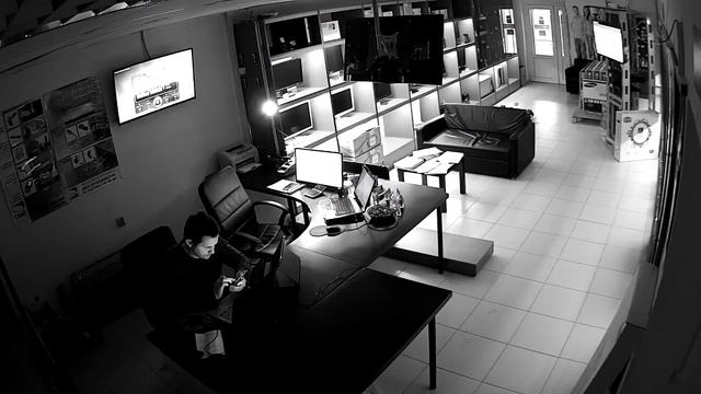 Купольная IP камера ZIPCam-DVIRP24-1080, 2,8-12 Mm., 2 Mpx, 25 к.с., Цифромания, Ингушетия, День ЧБ