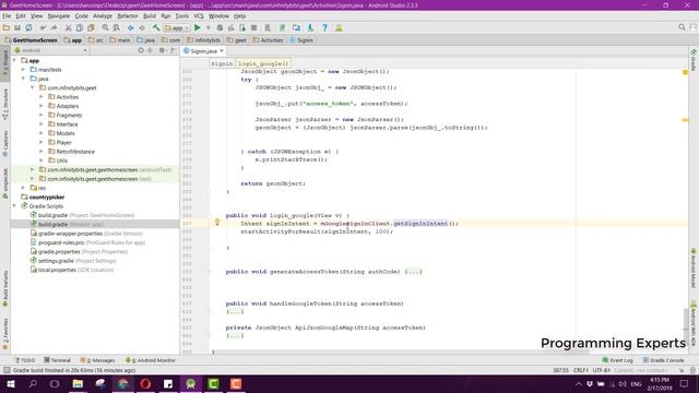 Google Authentication without Firebase in Android Studio Tutorial смотреть онлайн