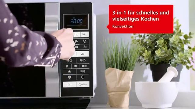 Sharp R-860S 3-in-1 Mikrowelle, Grill und Heißluft / 25 L / 900 W / 49 cm/ Programmautomatik смотреть онлайн