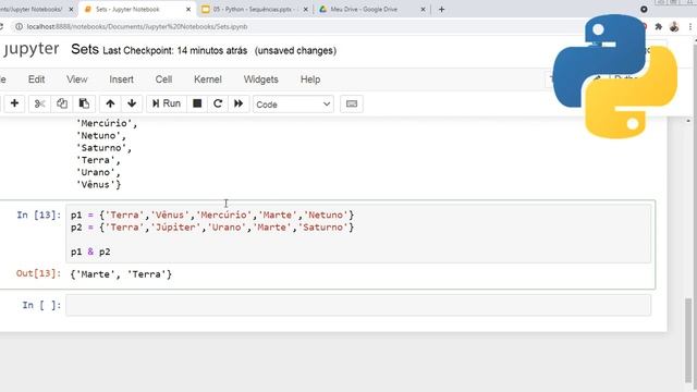 O que são Sets (Conjuntos) - Curso de Programação com Python смотреть онлайн