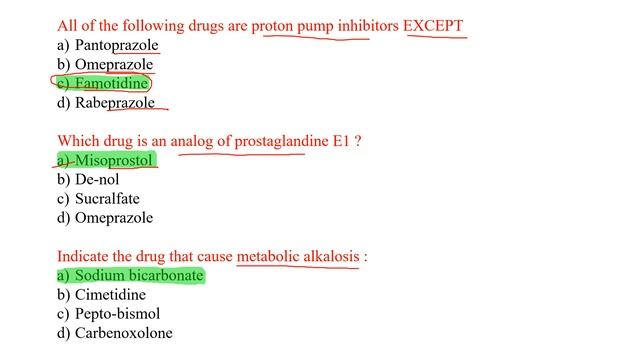 #pharmacology MCQs based on GIT #pharmacy #zp_aarogysevka_bharti #G-pat exam смотреть онлайн