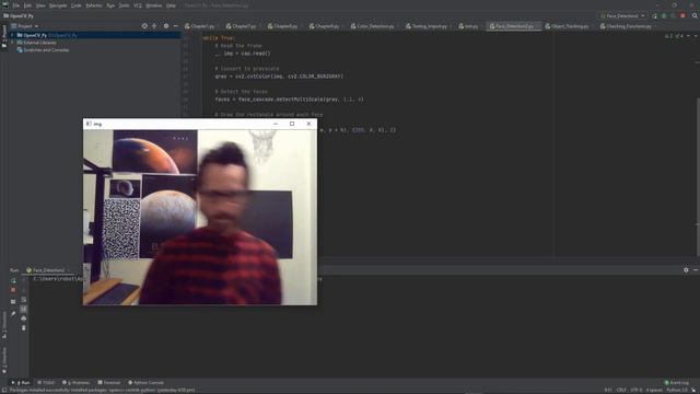 Face Tracking OpenCV (Python) смотреть онлайн