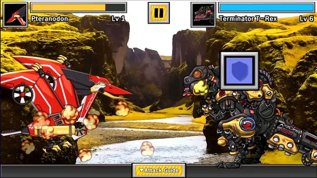 Dino Robot Battle Arena: Terminator T-Rex Speed of Street | Eftsei Gaming смотреть онлайн