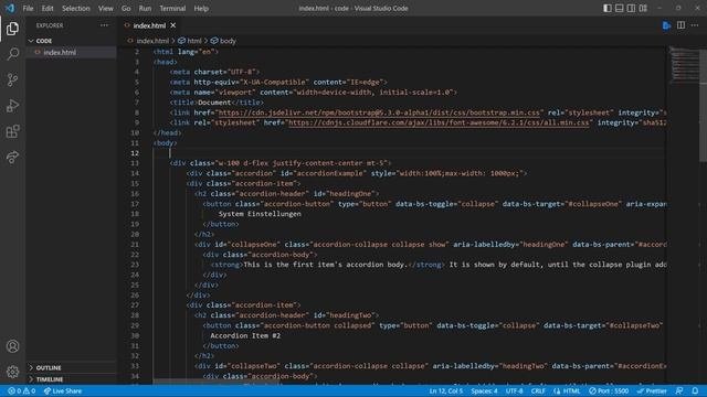 Bootstrap 5 Accordions | Tutorial - Deutsch #6 смотреть онлайн