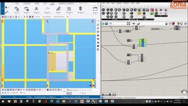 Tekla&grasshopper #10 - Automation concrete stair смотреть онлайн