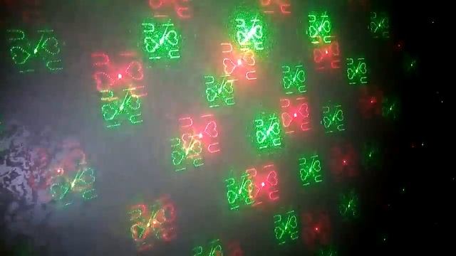 Уличный новогодний лазер Стар шовер с рисунками смотреть онлайн