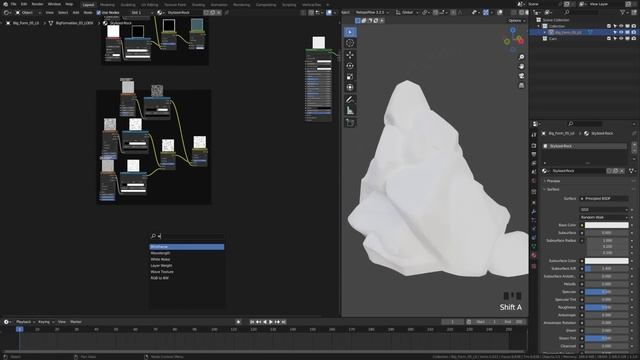 FAST AND EASY Stylized Rock Material in Blender 3D смотреть онлайн