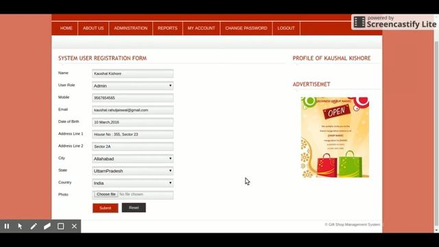 PHP and MySQL Project on Gift Shop Management System смотреть онлайн