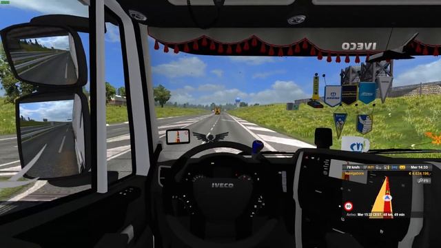 Euro Truck Simulator 2 (1.35) Fliegl SDS350 Mega Rework v2.13 by Obelinho + DLC's & Mods смотреть онлайн